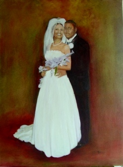 Oil Paintings - Oil Portrait - Wedding Portrait